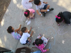 sidewalk chalk art group